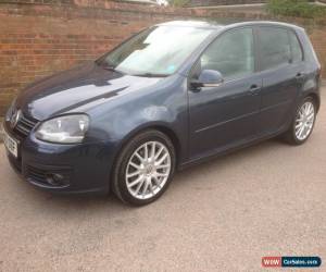 Classic 2007 VOLKSWAGEN GOLF GT SPORT TDI 170 BLUE 6 speed manual Full MOT for Sale