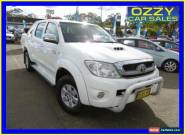 2010 Toyota Hilux KUN26R 09 Upgrade SR5 (4x4) White Automatic 4sp A for Sale