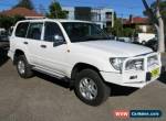 2006 Toyota Landcruiser HDJ100R Upgrade II GXL (4x4) White Manual 5sp M Wagon for Sale